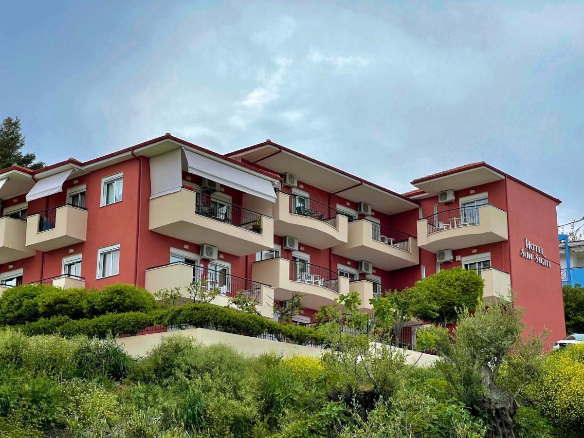Hotel Sun Sight Pefkochori Buitenkant foto