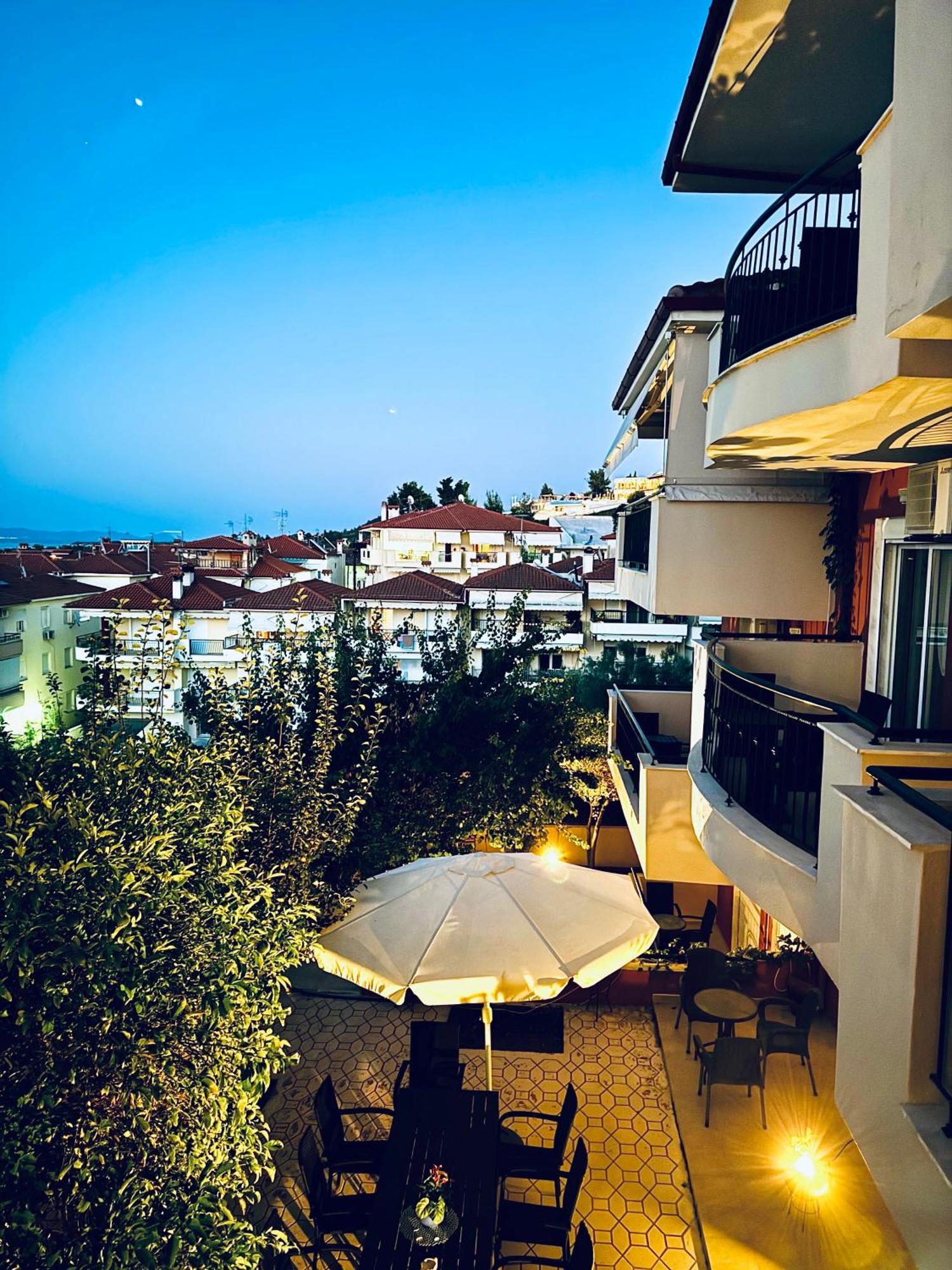 Hotel Sun Sight Pefkochori Buitenkant foto
