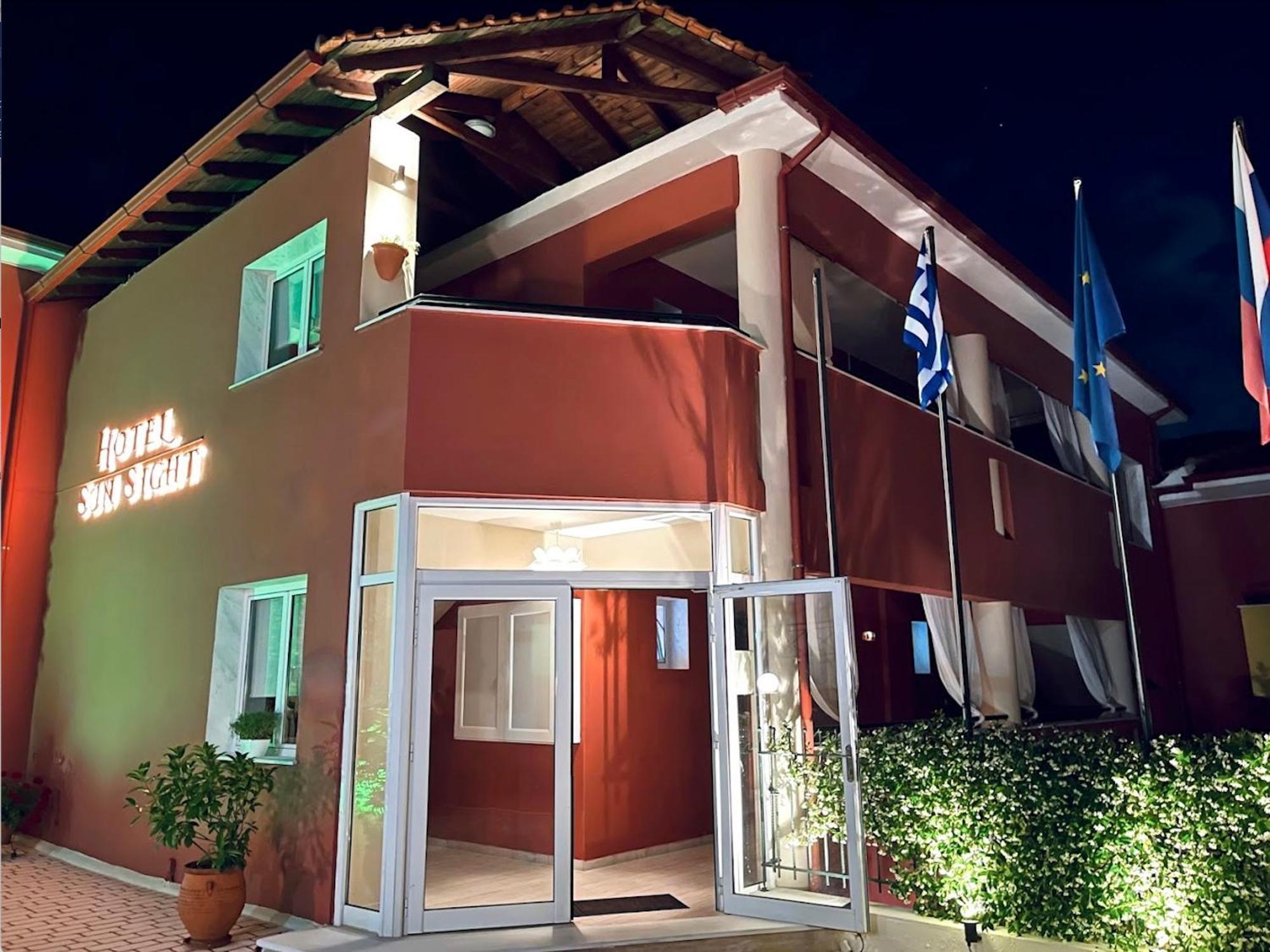 Hotel Sun Sight Pefkochori Buitenkant foto